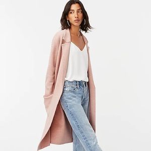J Crew Ella Sweater Blazer in Heather Blossom